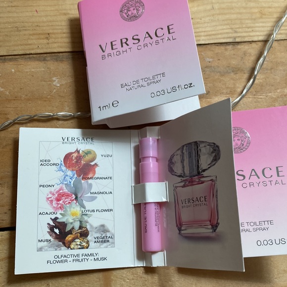 Versace Bright Crystal Sample x 3 new - Picture 2 of 3